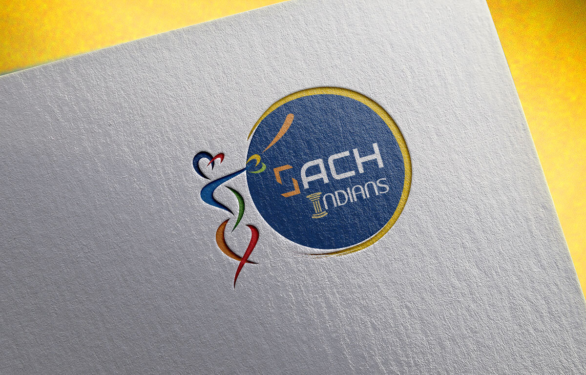 Sach Indians Cricket Sports Logo Design Mumbai India